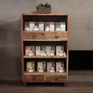 Shelf Display - Recycled Wood - 100x40x160cm
