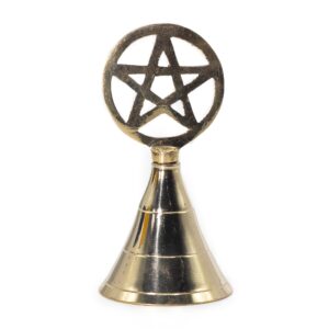 Altar Brass Bell - Pentagram